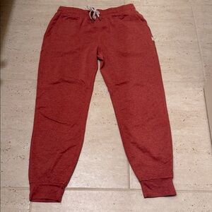Vuori Dreamknit Performance Jogger Pants XS Terracotta Heather VW303 Loungewear